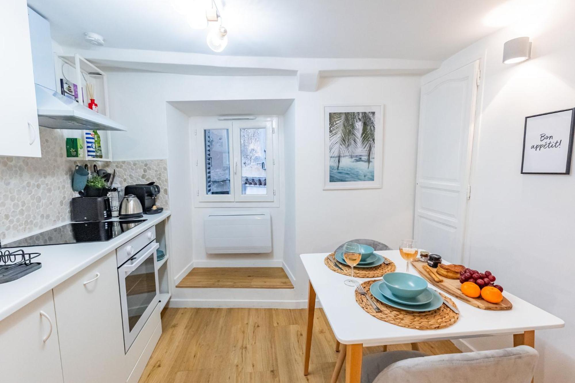 Studio Cozy Centre Avec Parking Grasse Bagian luar foto